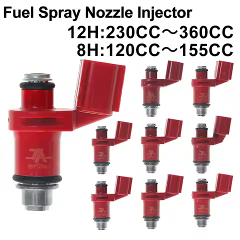 Motorcycle Fuel injector Nozzle for Nmax155 V1 XMAX250 YZF-R15 FZ150 LC150 Y15ZR(V1) 120cc-360CC (8/