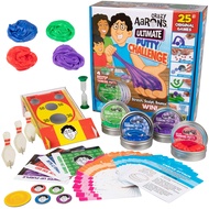 Crazy Aaron's Ultimate Putty Challenge Board Game - 25 Ways to Play and Four Exclusive 3" Thinking P