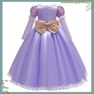 Kids Girl Princess Costume Rapunzel Tangled Kostum Budak Dress Princess Disney Cartoon Character Cos
