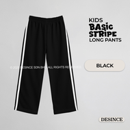 DESINCE Kids Tracksuit 2 Line Striped Design (4Y-15Y) Casual Pants Sports Pants Relaxed Fit Straight