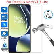 tempered glass case for oneplus nord ce 3 lite cover on nordce nordce3 ce3 3lite ce3lite light phone