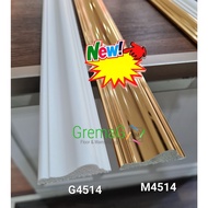 PVC METALLIC GOLD WAINSCOTING/8FT WAINSCOTING/M4514