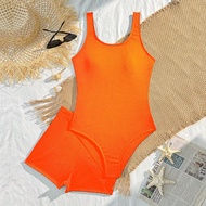 1pc Teen Girl(Youth) Cute One-Piece Swimsuit, Sports Swimming Costume, Children One-Piece Beachwear