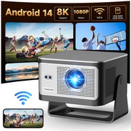MAGCUBIC HY350Max Projector 4K Ultra HD Android 14 Auto Focus 900 ANSI Native 1080P with Air Mouse H