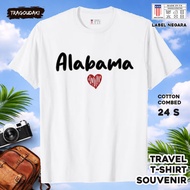T-SHIRT BY ALABAMA 32 WEAR COUNTRYTAG ASAL US COTTON 24S SOUVENIR PREMIUM GIFT