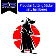Ninja samurai sticker