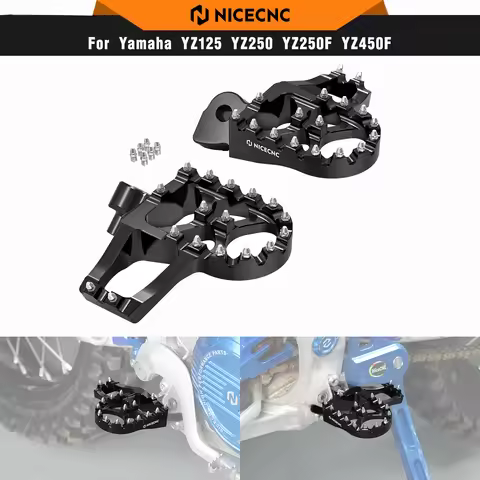 NICECNC Extender Foot Pegs Footrests For Yamaha Tenere 700 XTZ700 2019-2023 Tenere 700 Rally Edition