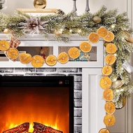 6 Feet Orange Slices Garland for Christmas Tree, Farmhouse Dried Orange Slices Hanging Garland for H