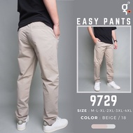 ⚡GW⚡9729 กางเกงขายาว ผู้ชาย ผ้าคอตต้อน100% เอวยืด มีเชือกผูก ยาว 38-40 นิ้ว ไซส์ 40-42 Goodwin Brand