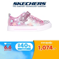Skechers สเก็ตเชอร์ส รองเท้าเด็กผู้หญิง Girls Shimmer Stars Shoes - 314457L-PKMT Lights, On/Off Button, Twinkle Toes