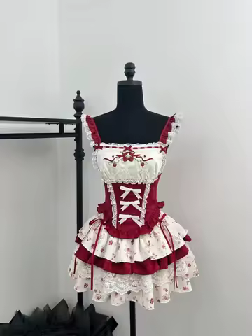 2024 Summer Beach Fairy Vacation 2000s Rave Outfits Women Elegant 2 Piece Set Gyaru Coquette Lace Ha