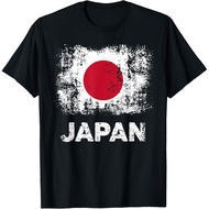 Men's cotton T-shirt Japanese Flag Shirt Tokyo Patriotic Japan Flag T-Shirt Vintage T-shirt Fast Shi