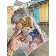[SS - 1 year old] SET of 5 PAIRS OF thick cotton socks for BABY