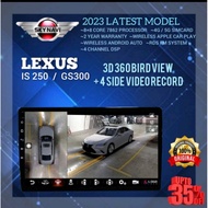Lexus IS250  /IS300/GS300  Top Model Android Player with 360 Birdview Camera System Android Player Kereta