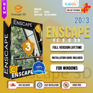 Enscape v3.5.0 FREE 4GB Assets Library For SketchUp/Revit/Rhino/VectorWorks For Windows (64-Bit) 4.7