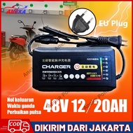 Charger Sepeda Listrik 48V 12AH 20AH/ Universal Charger Motor Listrik / Baterai Selis Scooter Elektr