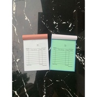 MINI CASH NOTES, 2 PLY NOTES, SIZE 1/8 FOLIO