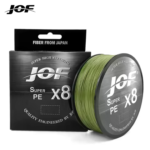 JOF 8 Strands Braided Fishing Line 150M 300M 500M 8x Multifilament PE Line Carp Fishing Accessories 