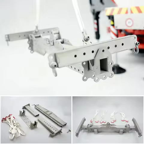 Metal Crane Spreader Telescopic Hanger for 1/14 Tamiya RC Truck Trailer Tipper JXmodel-F1650 Scania 