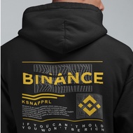 Crypto Hoodie Jacket "BINANCE" - Crypto/ Hoodie Cryptocurrency/ Crypto T-Shirt/ Crypto Jacket Binanc