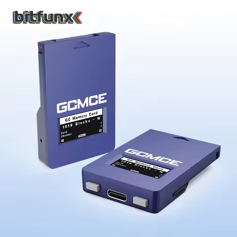 Bitfunx GCMCE FlipperMCE Memory card Reader Adapter for Store Saves for NGC GameCube Wii (RVL-001) G
