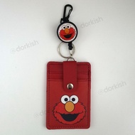 Sesame Street Elmo Ezlink Card Holder With Retractable Leash &amp; Keyring