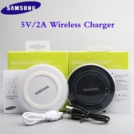 Original 2A QI Fast Wireless Charger for Samsung Galaxy Flip 3 5G W20 Fold 2 3 S20FE S21FE S22 S21 S20 Ultra Plus S10e S10 S9 +