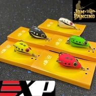 【Jom Pancing】EXP Expert Micro Frog A TOMAN SNAKEHEAD Casting 1,Katak Tiruan,Soft Lure,Soft Baits,Fis