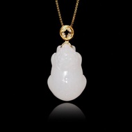 【正佳珠寶】和田白玉 頂級新疆老礦籽料 7.8g 白玉貔貅 和田白玉