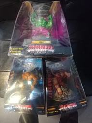 絕版Mcfarlane Marvel legends dc MultiverseHulk thing juggernaut (Titanium Series Die-Cast
)
三隻