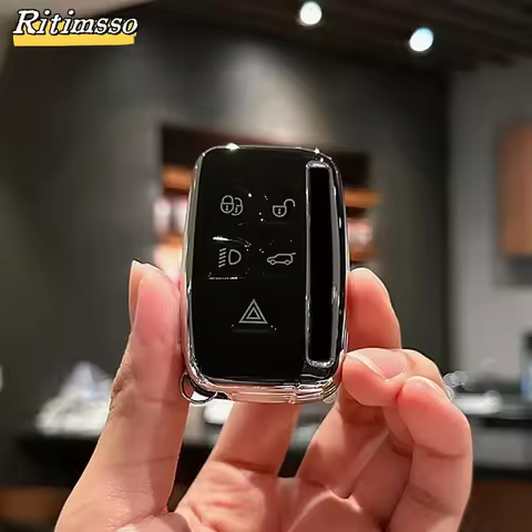 TPU Car Key Case Cover for Land Rover A9 Range Rover Sport Evoque Freelander Discovery 4 for Jaguar 