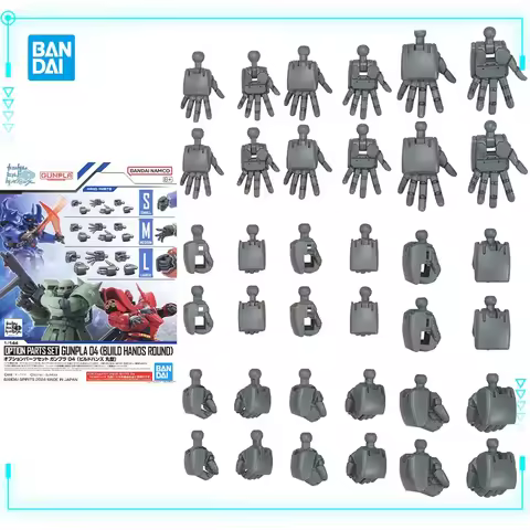 Bandai Original Genuine HG 1/144 Mobile Suit Gundam Option Parts Set Gunpla 04 Build Hands Round Ass