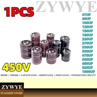 1pcs Electrolytic Capacitor 450V 47UF 68UF 100UF 120UF 150UF 180UF 220UF 270UF 330UF 390UF 470UF 560