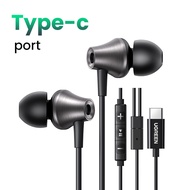 UGREEN In-Ear Earphones 3.5mm Type C Stereo Bass Wired Headphones HIFI Earphones with Mic for Samsun