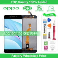 Compatible Original For OPPO A37 LCD Display Touch Screen Digiziter with Frame Assembly For Oppo A37