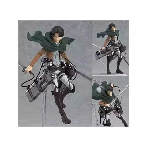 In Stock Original Maxfactory Figma Attack On Titan Levi No.213 Ackerman Attack On Titan Anime Action