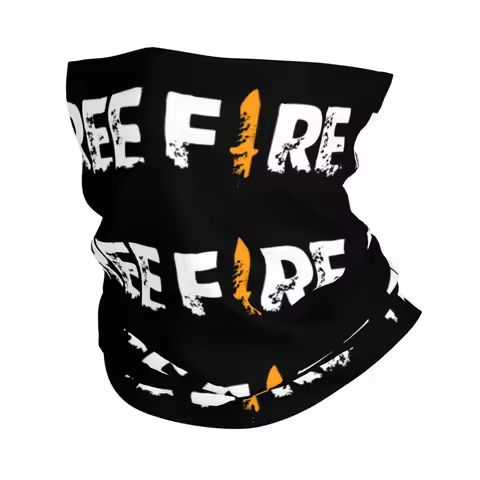 Free Fire Bandana Neck Cover Printed Freefire Shooting Game Balaclavas Wrap Scarf Cycling Cycling fo