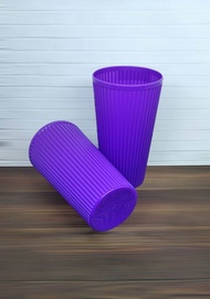 GELAS MINUM PLASTIK BAMBU 1 LUSIN GELAS PLASTIK THUMBLER