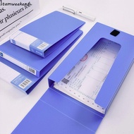 STAMWEEKEND Clipboard File Box Case Document A4/A5/A6/B6 Writing Clipboard File Organizer Student St