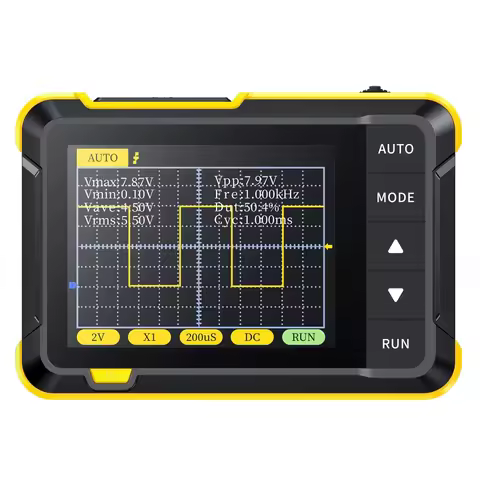 FNIRSI DSO152 Mini Pocket Handheld Digita Oscilloscope 2.5M/s 200KHz Analog Bandwidth 800VPP Support