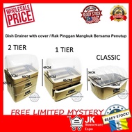 Century Dish Drainer with cover/Century Rak Pinggan Mangkuk Bersama Penutup/Dish Rack /Dish Storage 