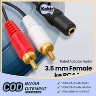 3.5mm Female to RCA Male HiFi Audio Adapter Cable 40cm
