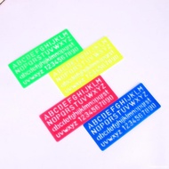 Papan Abjad Papan Lukisan Kecil Set 4 Alat Pembelajaran Kanak-kanak Pembaris Berongga Lutsinar