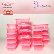 [OITA SET 20 PCS] Calista Oita Toples Plastik Set Calista Kotak Penyimpanan Bumbu Plastik Kulkas Ser