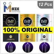 [MAZE] 12pcs Original Time Delay Condom Natural Rubber Latex Ultra Thin Spike Condom  Kondom Nipis B
