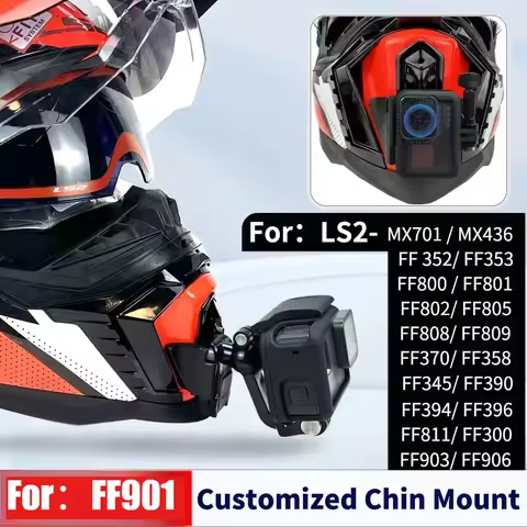 Helmet Customized For MX701 436 FF901 352 800 801 802 805 811 903 Chin Mount for for GoPro Hero10 In