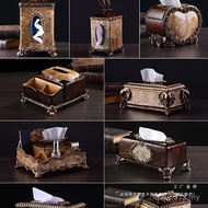 New Chinese Napkin Luxury Retro Paper Box Coffee Table Household Multifunctional Living Room Daily U