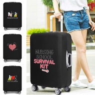 Sarung koper Cover koper Dust Luggage Cover 18-32 Inch Elastic Suitcase Case Protective Sleeve Nurse