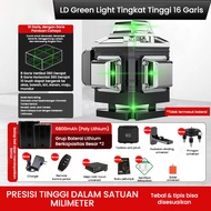 Tingkat Laser Tingkat Self leveling 360 REMOTE/dengan Remot Laser Siku Waterpass Digital/Level 16 Li