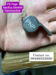 Whistle With PNP Logo And Lanyard Metal Whistle